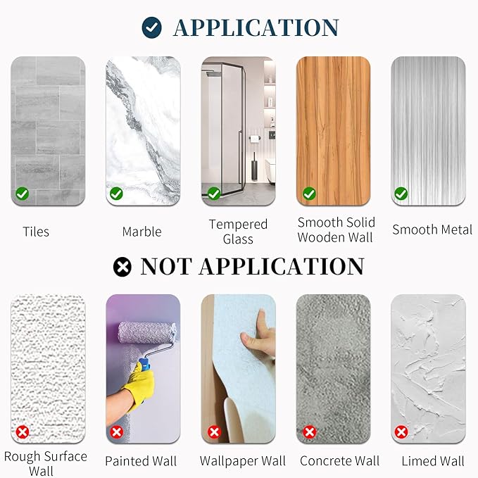 Carrie Joe Soap Holder Self Draining Soap Dish Razor Holder for Shower Wall Not Punched Easy Clean Bar Soap Holder Fit for Bathroom, Kitchen Sink