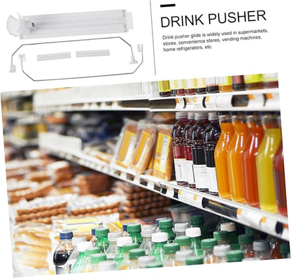PRETYZOOM Beverage Propeller Drink Dispenser Stand Drink Dispenser Supermarket Shelf Pusher