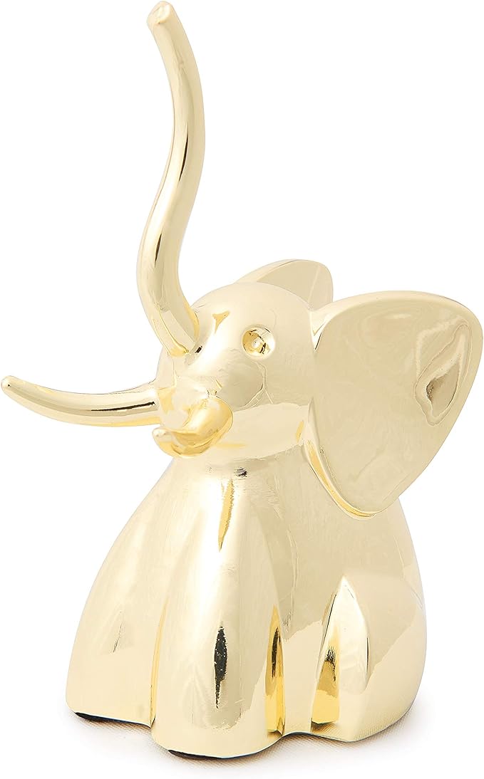 Umbra Zoola Elephant Ring Holder, Brass