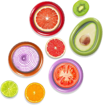 T-Raputa Avocado Saver and Onion Storage - Reusable refrigerator fruit storage containers - is the storage Apples, Tomatoes, Tomato,Garlic for Ideal(4 Set)