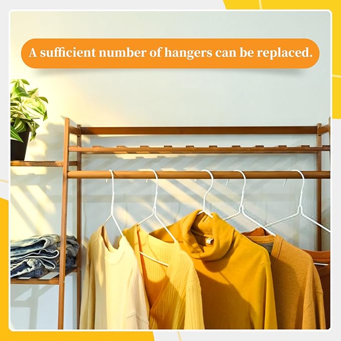 30 Pack Metal Wire Hanger, 18-inch Clothes Hangers in Bulk, Wire Hangers for Clothes, Metal Coat Hangers for Standard Size Shirts, Suits, Pants, Skirts, Coats, Ultra Thin Space Saving White