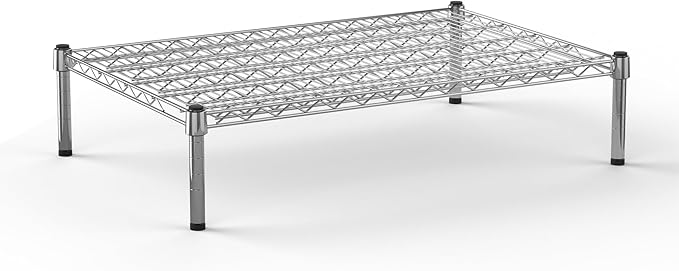 24" Deep x 36" Wide x 8" Height Wire Shelving Kit | 1-Tier | NSF Commercial Storage Rack Unit