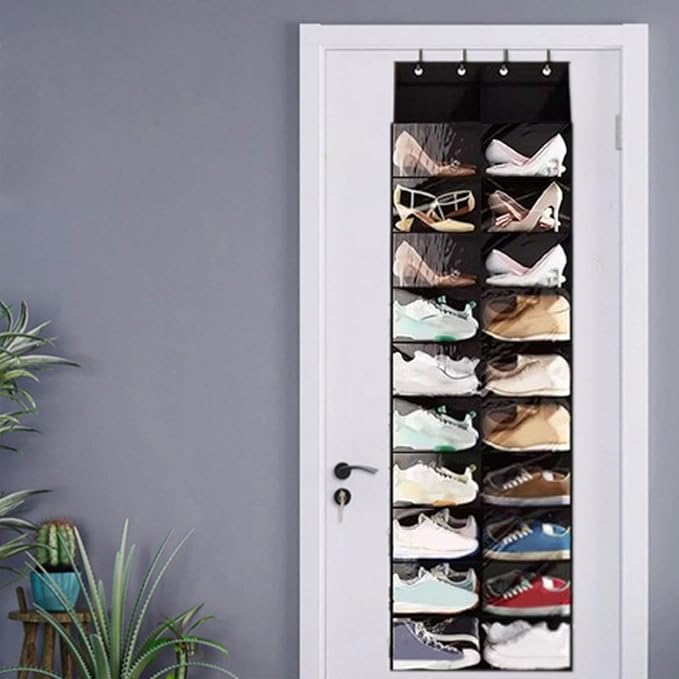 Over Door Shoe Storage 10 Shelf Hanging Shoe Organizer for Indoor High Heels
