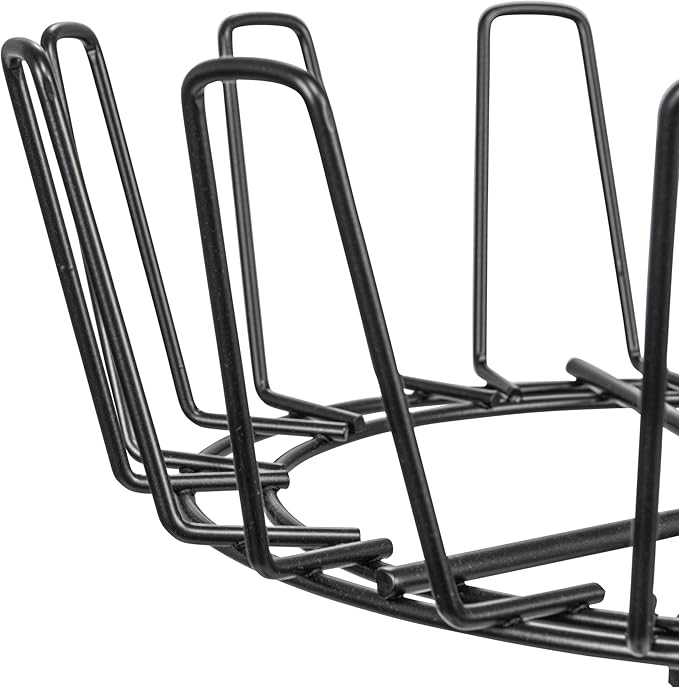 Household Essentials 3-Tier Shoe Storage Tree, Matte Black