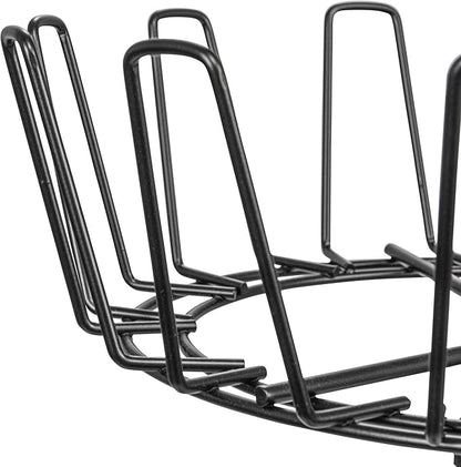 Household Essentials 3-Tier Shoe Storage Tree, Matte Black