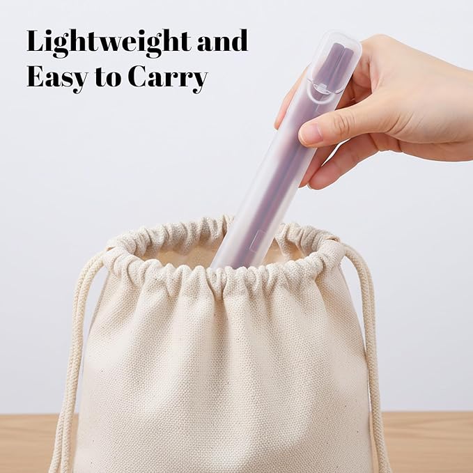 2pcs Chopsticks Storage Cases Clear Utensil Cases Plastic Utensil Holder with Side Opening Portable Carrying Holder for Chopsticks Easy to Clean Travel Chopstick Box for Reusable Cutlery