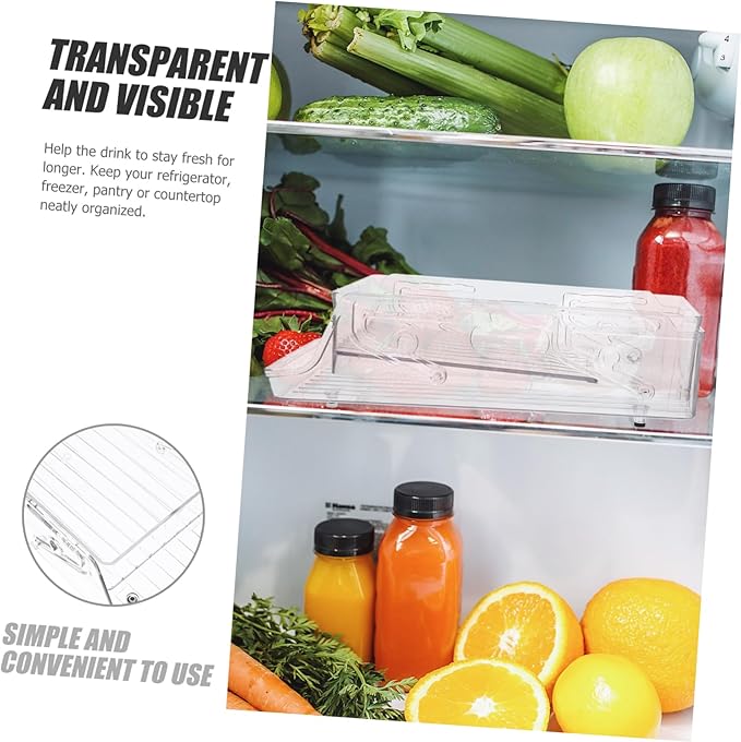 Home Accessory Multi-Function Can Organizer Convenient Soda Holder Fridge Organizer for Canned Food