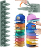 AXU 2 Pack Hat Organizer for Baseball Caps, Hat Rack for Wall (Grey)