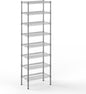 14" Deep x 24" Wide x 74" Height Wire Shelving Kit | 8-Tier | NSF Commercial Storage Rack Unit