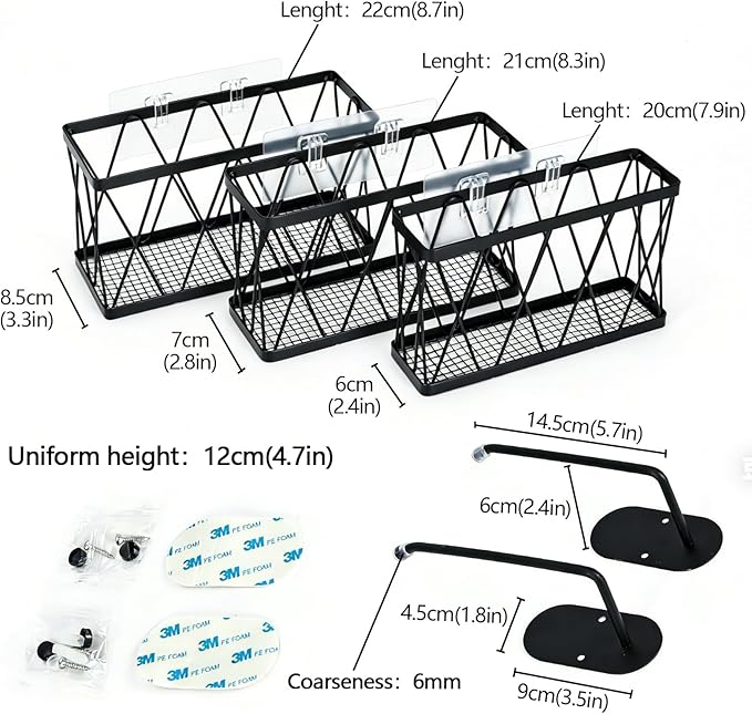 Pots and Pans Organizer Under Cabinet 3-Pack Iron Pot Lid Organizer Inside Cabinet Heavy Duty Cookware Rack Adjustable Lid Organizers Sturdy Metal Storage System for Kitchen Pantry Organization