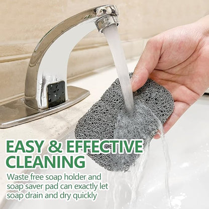 8Pcs Soap Saver Pad, Soap Savers for Bar Soap Bathroom Soap Dishes Self Draining Pads for Soap Lift Dish, Soap Holders for Bathroom (8 Colors)