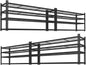 Storage Shelves Heavy Duty 4 PCS, 60"L x 24"W x 60"H Garage Wire Shelving Unit Loads 2640LBS, 4-tier Adjustable Metal Industrial Utility Shelf Rack for Kitchen, Laundry, Pantry, Warehouse, Basement