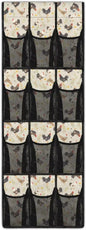 Roosters Shoe Organizer Door Hanger,Shoes Hanger Storage Organizer Bag Storage for Small Spaces,Hanging Shoe Storage