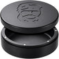 3.0inchBEIJIATE Magnetic Metal Can, Holder, Metal Container, Carved Tin with Magnetic Closure, Aluminum Container, Slim Pouch Can, zyn metal can,zyn container Storage Box Set (Black)