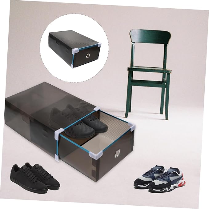 2pcs Plastic Storage Boxes Drawers Home Organizers for Shoes Underwear Socks Compact