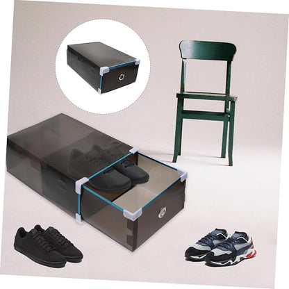 2pcs Plastic Storage Boxes Drawers Home Organizers for Shoes Underwear Socks Compact