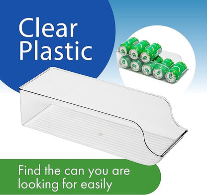 Dial Industries Refrigerator Soda Beverage Can Dispenser, Clear