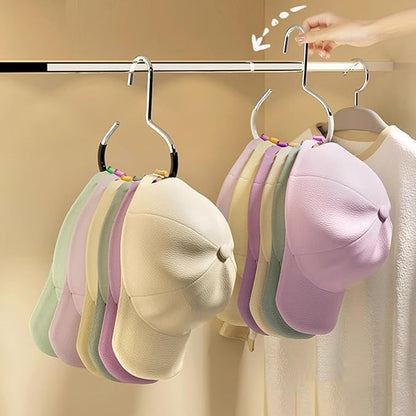 Multifunctional Hangers Scarf Hangers with Open Rings Designs for Hanging Belts Ties Hats and More Closet Organizers