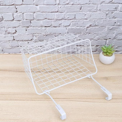 Garneck Cabinet Storage Basket over Door Basket Hanging Storage Rack for Kitchen Bathroom Office
