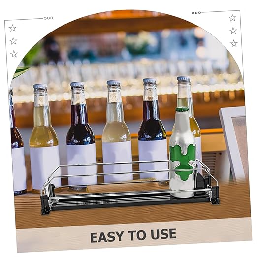 2pcs Beverage Propeller Refrigerator Organizer Soda Dispenser Stand for Fridge Can Dispenser