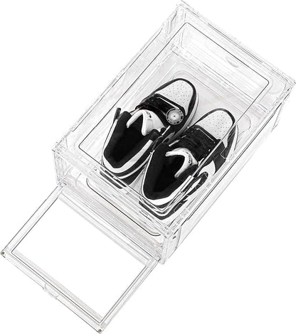 MMBABY 1 Pack Acrylic Clear Shoe Storage Box Shoe Box Clear 78-01