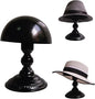 CHADWICK Hat Stand Vintage Style Dome Shape Freestanding Hat Stands for Display Metal Hat Display Stand Cowboy Hat Rack Wig Holder Hat Rack Stand Helmets Wigs Hats Caps Stand (Black)