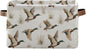 Mallard Ducks Reeds Square Baskets Storage Bins Foldable Fabric Organizer Bin Open Home Shelf Baskets