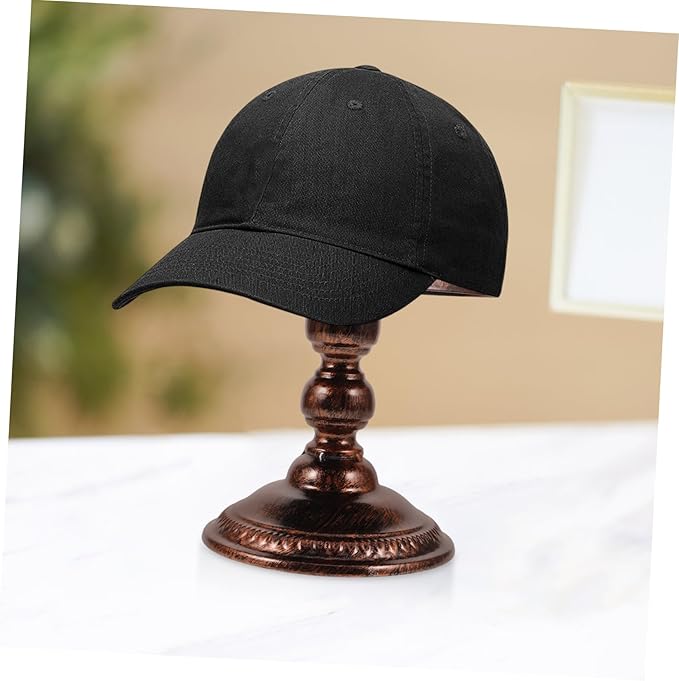 ULTECHNOVO Baseball Cap Hat Rack Stand Holder Display Case Freestanding Metal Dome