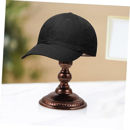ULTECHNOVO Baseball Cap Hat Rack Stand Holder Display Case Freestanding Metal Dome