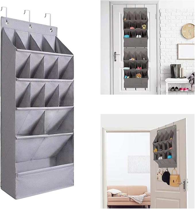 Space Saving Over Door Shoe Holder Maximized Storage with Oxford Over Door Organizers for Small Living Spaces Hanging Storage