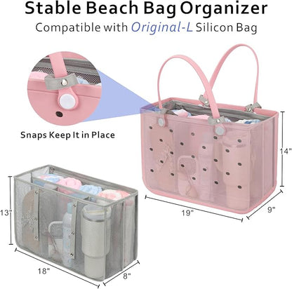 F-color Over the Door Shoe Organizer Bundle with Beach Bag Organizer Insert
