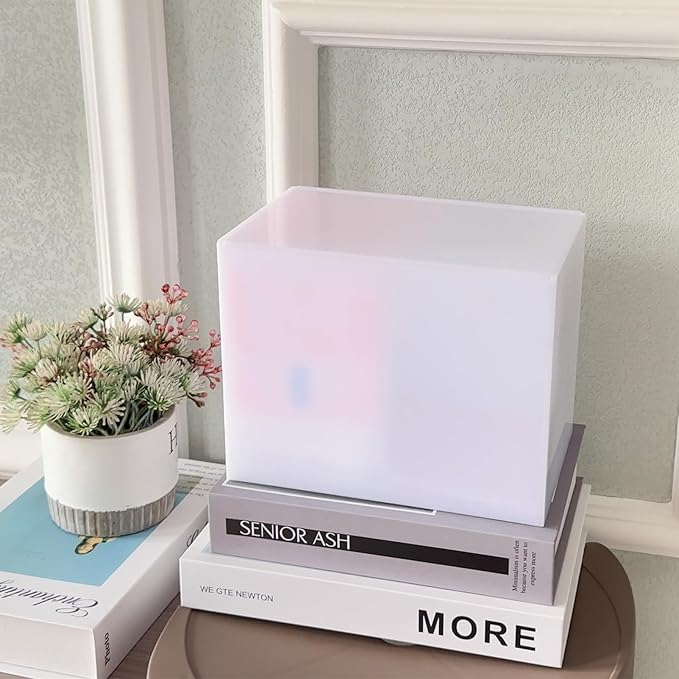 Tampon Holder for Bathroom, Tampons and Pads Container Box, Women Period Storage Holder, White
