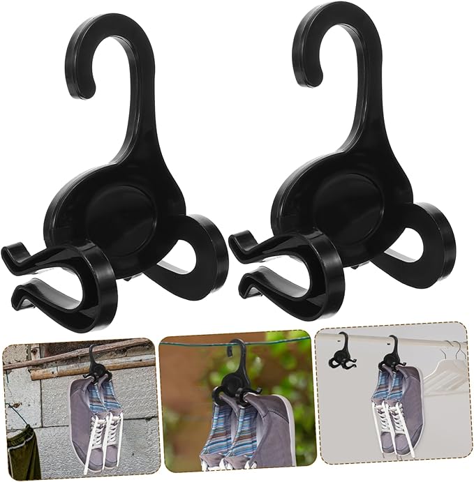 Alipis 10pcs Vertical Plastic Shoe Hooks Hanging Organizer for Sneakers Slippers and Sports Shoes Household Hangers for Closet Display