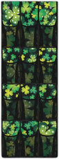 12-Pocket Storage Hanging Bag for Doors, Oxford Material, Waterproof Scratch-Proof and Designed for Organizing Household Items, Dots Lucky Leaf Print