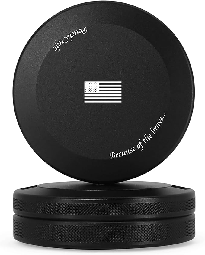 Metal Can | Metal Container for Pouches | Aluminum Used Pouch Storage Tin | Airtight O-Ring Moisture Odor Proof EDC Pocket Tin | Defiance Edition (Black)