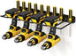 POKIPO Power Tool Organizer, 4 Drill Holder Wall Mount, Heavy Duty Garage Tool Organizer and Storage, Suitable Tool Rack for Tool Room, Workshop, Garage