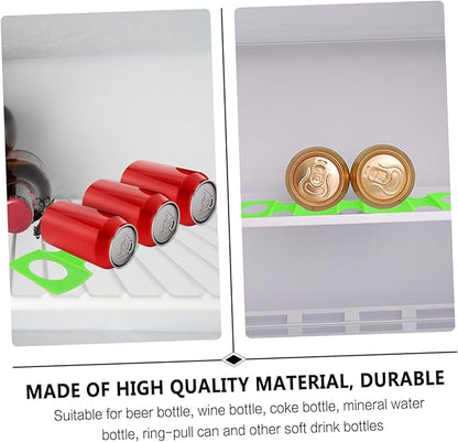 PRETYZOOM 4pcs Beverage Storage Mat Fridge Can Holder Beer Bottles Stacker Pourers for Alcohol Drink Fridge Organizer