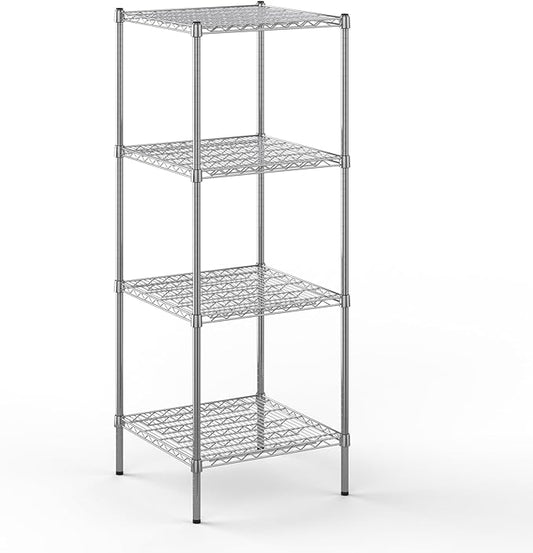 24" Deep x 24" Wide x 64" Height Wire Shelving Kit | 4-Tier | NSF Commercial Storage Rack Unit