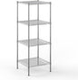 24" Deep x 24" Wide x 64" Height Wire Shelving Kit | 4-Tier | NSF Commercial Storage Rack Unit