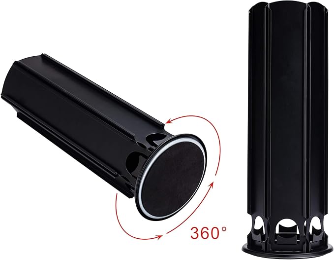 FlagShip Pod Holder for Nespresso Capsule Holder Vertuoline Stand for 50+ Nespresso Vertuo Pod Storage Carousel Small Coffee Pod Organizer, Black Metal