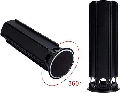 FlagShip Pod Holder for Nespresso Capsule Holder Vertuoline Stand for 50+ Nespresso Vertuo Pod Storage Carousel Small Coffee Pod Organizer, Black Metal