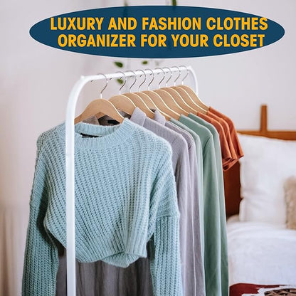 Wooden Hangers 20 Pack Smooth Finish Wood Hanger,Sturdy Clothes Hanger for Suit,Jacket, Pant, Dress,Coat Hangers for Closet (Natural)
