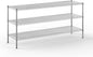21" Deep x 72" Wide x 34" Height Wire Shelving Kit | 3-Tier | NSF Commercial Storage Rack Unit