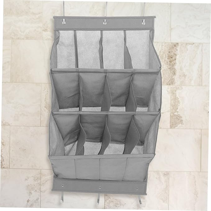 IMIKEYA Door Hanging Shoe Rack Space Saving Storage Organizer for Sneakers Sandals Boots Tool Installation Over Door for Entryway Bathroom Laundry Room