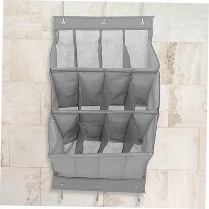 IMIKEYA Door Hanging Shoe Rack Space Saving Storage Organizer for Sneakers Sandals Boots Tool Installation Over Door for Entryway Bathroom Laundry Room