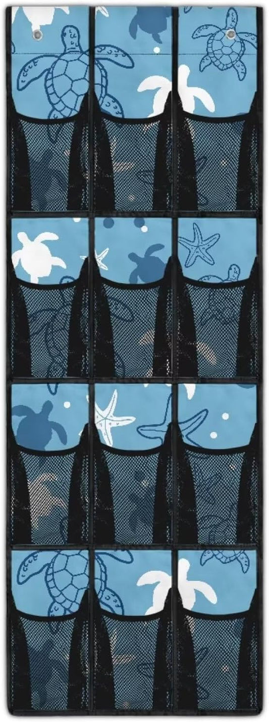 Turtle Shoe Organizer Door Hanger,Shoes Hanger Storage Organizer Bag Storage for Small Spaces,Hanging Shoe Storage