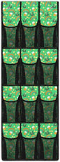 Over the Door Shoe Organizer 12 Large Mesh Pockets Shoe Storage Organizer Foldable Hanging Shoe Organizer for Closet Green Hat Rainbow