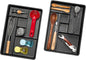 madesmart Two-Piece Drawer Organizer, 12-Compartment Drawer Storage for Utensils, Tools & Household Essentials, Durable Non-Slip Design, Carbon