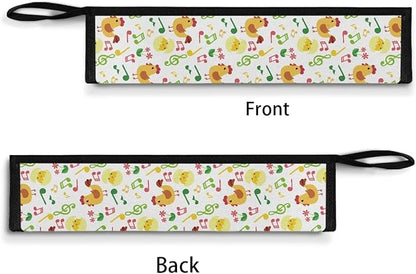 COEQINE Travel Silverware Case Tableware Carrying Bag Utensil Holder With Cute Animal Pattern for Travel Accessories Flatware Case With Handles