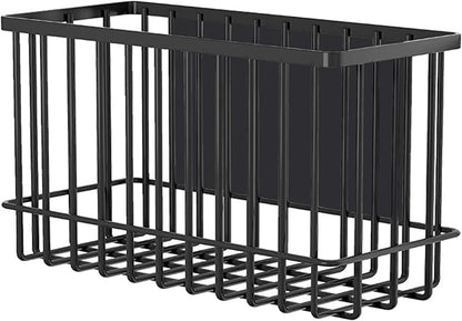Buyyyit Laundry Room Organization & Storage Magnetic Basket Shelf Dryer Ball Lint Bin File Holder Container for Fridge & Washer
